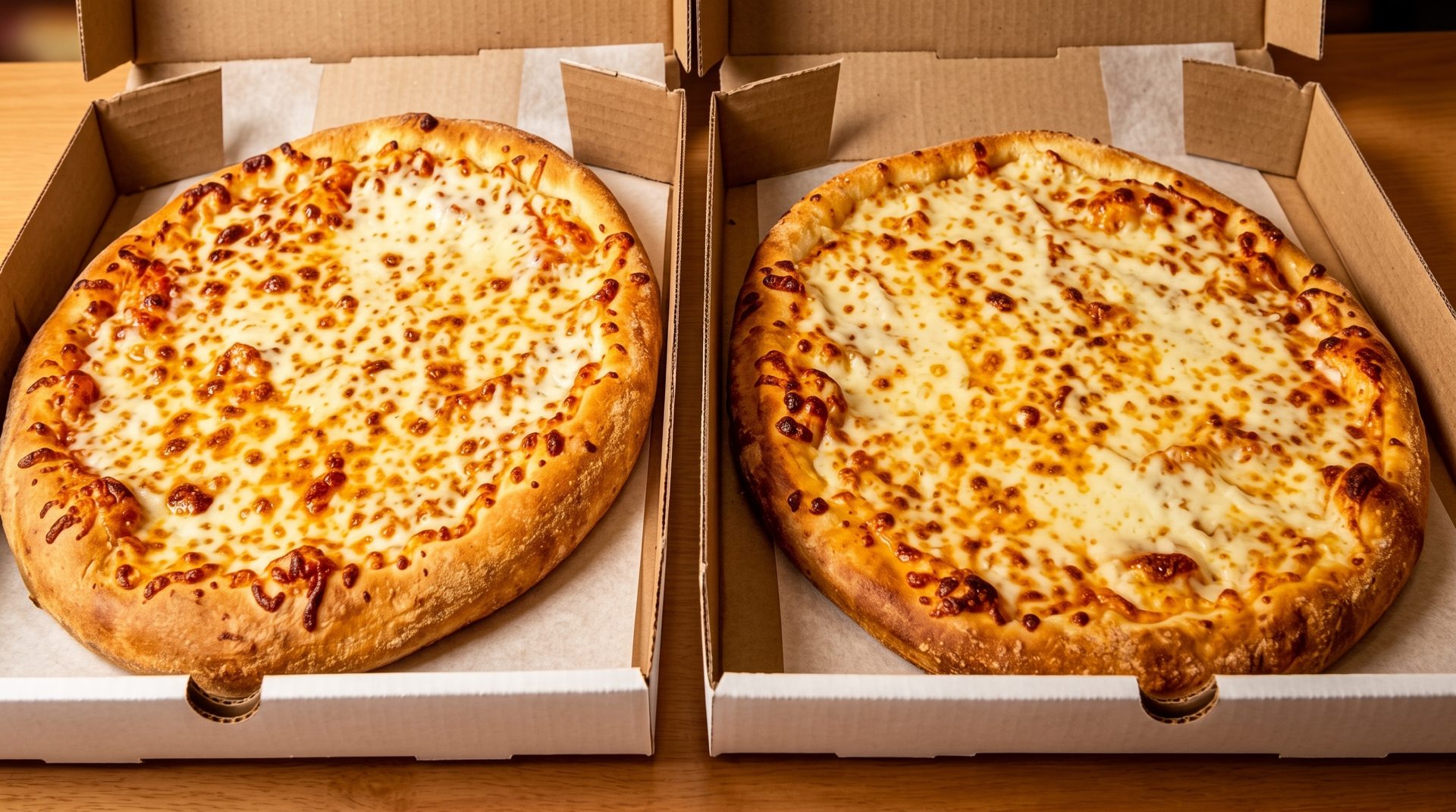 Two Cheese Pizzas, $12.99